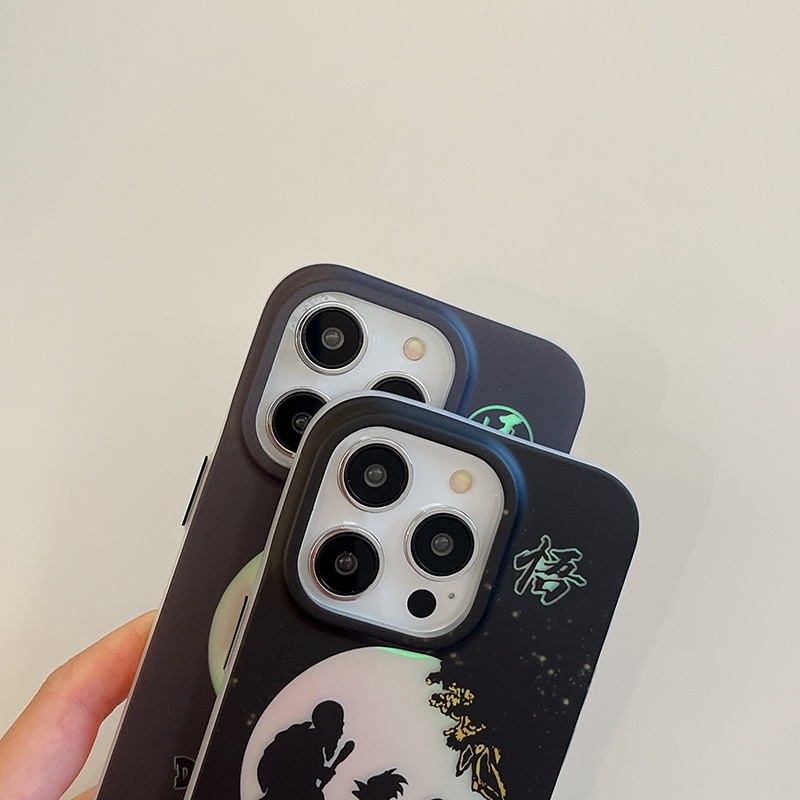 Ốp Điện Thoại Hiệu Ứng Laser In Hình Son Goku Cho iPhone 14 Pro Max 13 12 Pro Max 11
