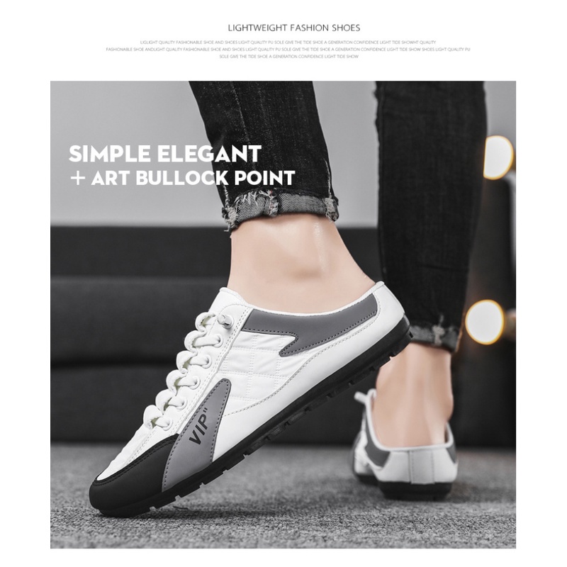 Giày Lười Thoáng Khí Phong Cách Hàn Quốc Cho Nam