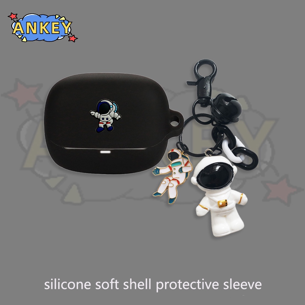 For Baseus Bowie M2s M2 M2+ E9 W3 Case Lovely Shark Earphone Silicone Case Earbuds Soft Protective Headphone Cover Headset Skin