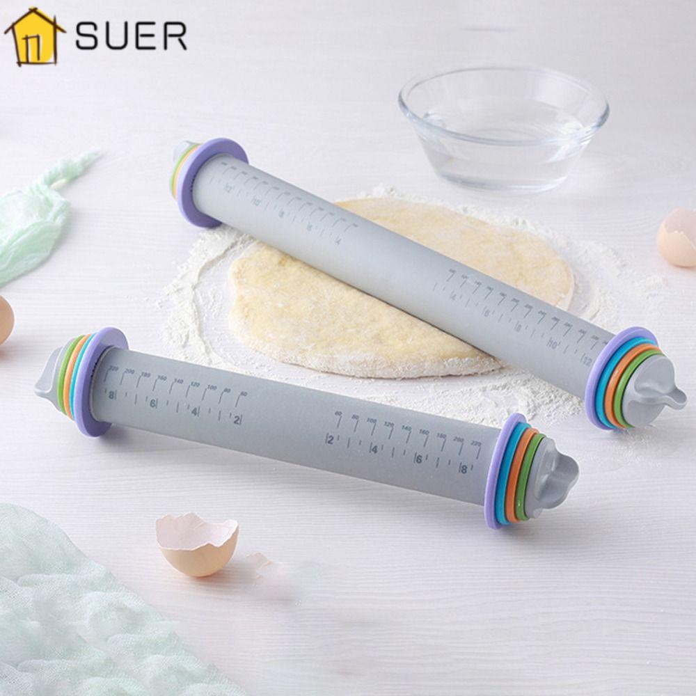 SUENIN Cây Lăn Bột Làm Bánh Họa Tiết Vui Nhộn Cho Nhà Bếp
