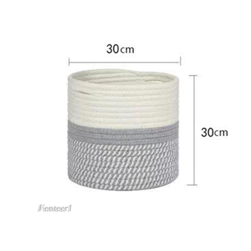 Giỏ Đựng Chậu Cây Bằng Dây Thừng Bện Hiện Đại Dành Cho Trang Trí Trong Nhà