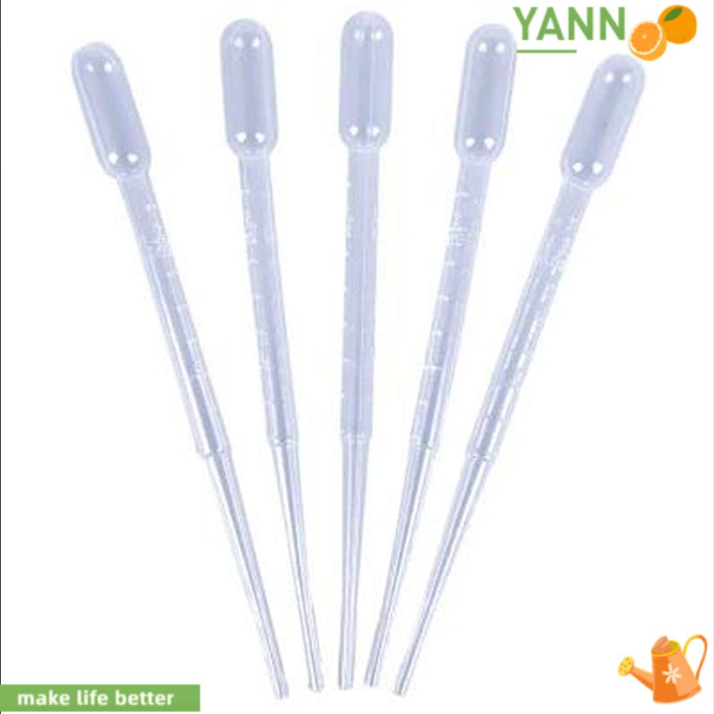 YANN1 Set 100 Ống Nhỏ Giọt 2ml Bằng Nhựa Trong Suốt Chuyên Dụng Trang Điểm