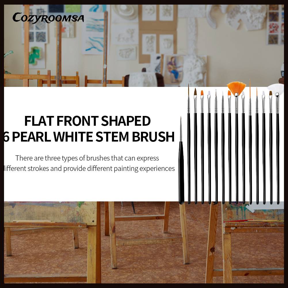 Set 15 Cọ Vẽ Móng Tay Chuyên Nghiệp