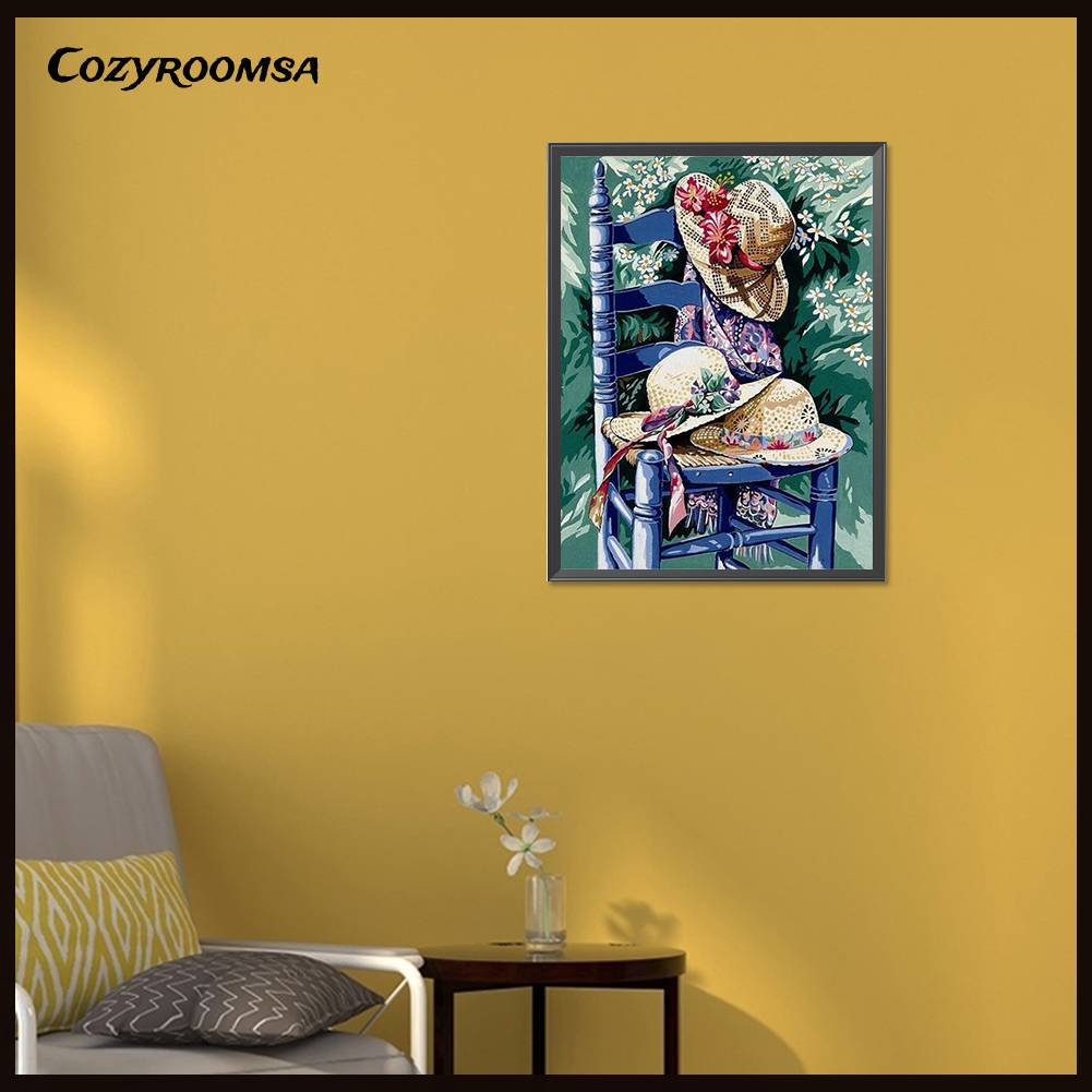 Tranh Đính Đá Kim Cương Toàn Bộ 5D DIY Hình Vẽ Nón