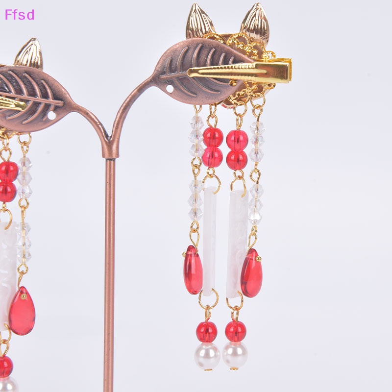 {Ffsd} Kẹp Tóc Tua Rua Hình Cáo Anime Nhật Bản Đáng Yêu Cho Nữ Bán Chạy