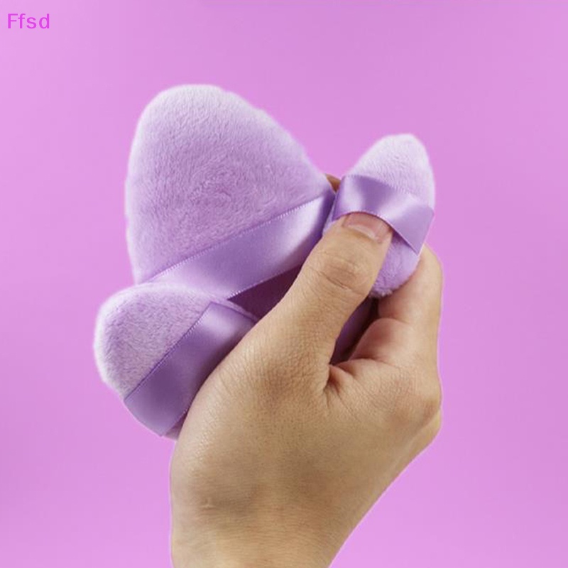 {Ffsd} Set 1 / 3 Bông Mút Trang Điểm Bằng Cotton Cỡ Vừa Và Nhỏ Không Góc Chết