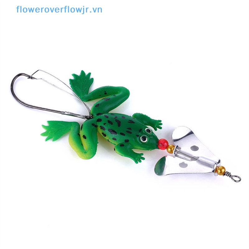 Mồi Câu Cá Giả Hình Ếch Mềm 4 Màu Chất Lượng Cao