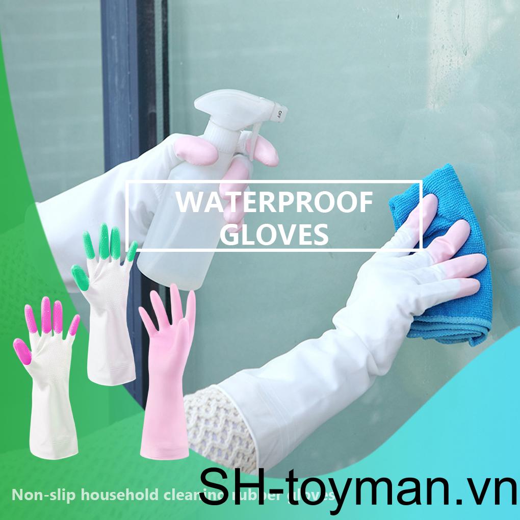 Set 2 Găng Tay Vệ Sinh Chống Trượt Tiện Lợi