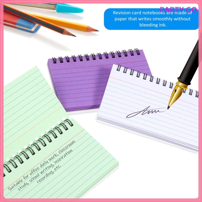 Set 10 Sổ Tay Ghi Chú Bỏ Túi Hình Xoắn Ốc Tiện Lợi