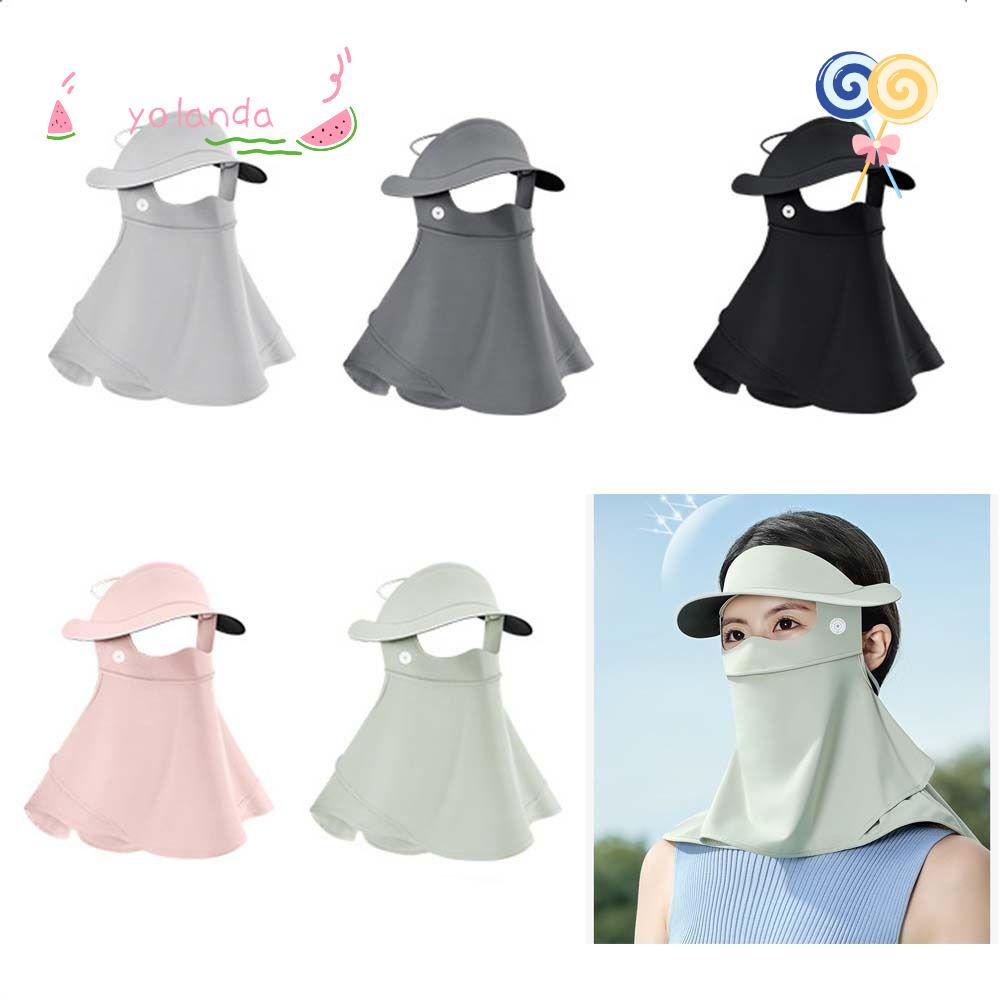 YOLA Yếm Ăn Vải Lụa Lạnh Thoáng Khí Chống Tia UV Thời Trang Cao Cấp Dành Cho Nam