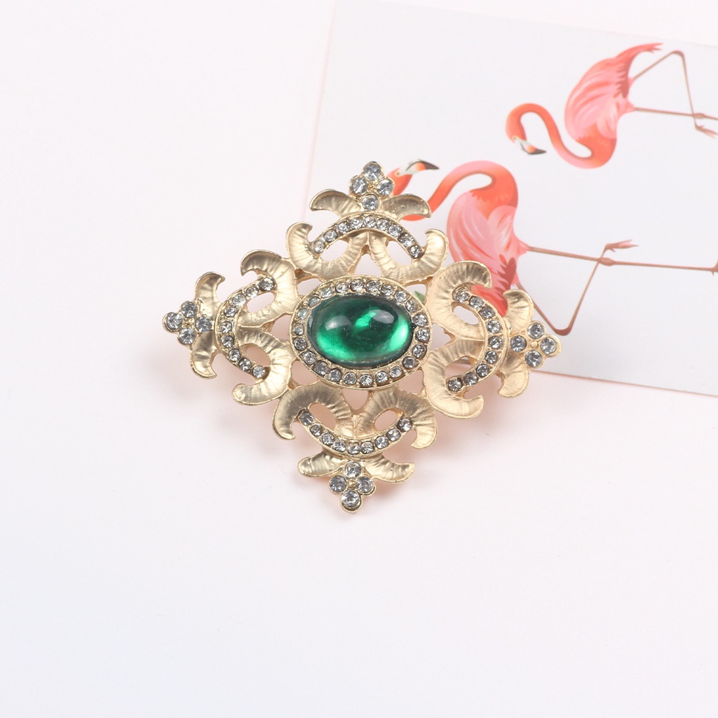 Ghim Cài Áo Hình Cung Điện Baroque Đính Ngọc Trai Thời Trang