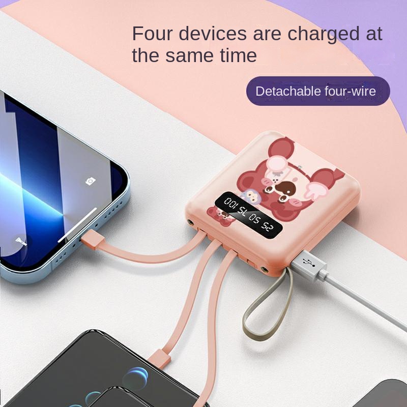 Pin Sạc Dự Phòng Mini 20000mAh Công Suất Cao Siêu Dễ Thương