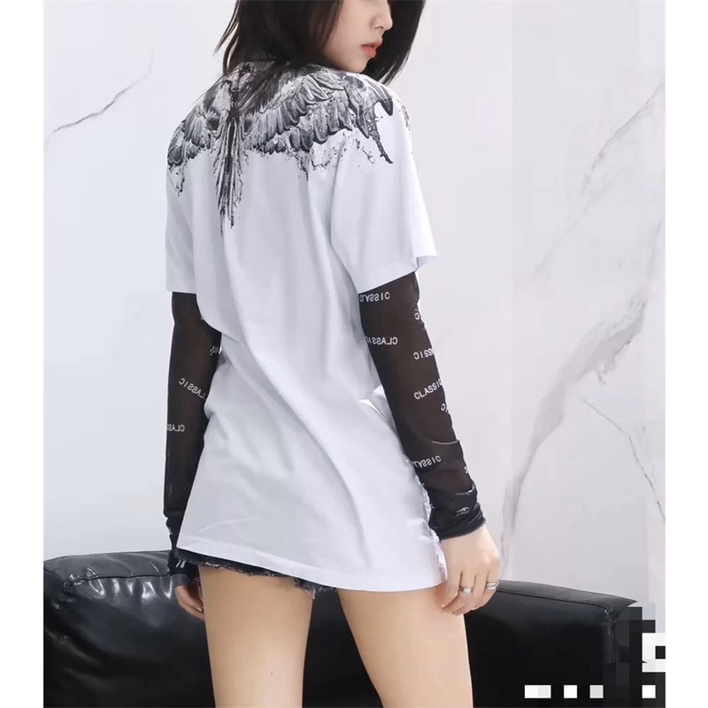 Ma-rc-lo- BEL-ONG Áo Thun Tay Ngắn Thời Trang Đường Phố Chất Lượng Cao