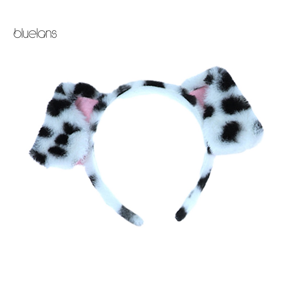 Băng Đô Tai Thú Nhồi Bông Họa Tiết Chấm Bi Dễ Thương Cho Người Lớn Và Trẻ Em