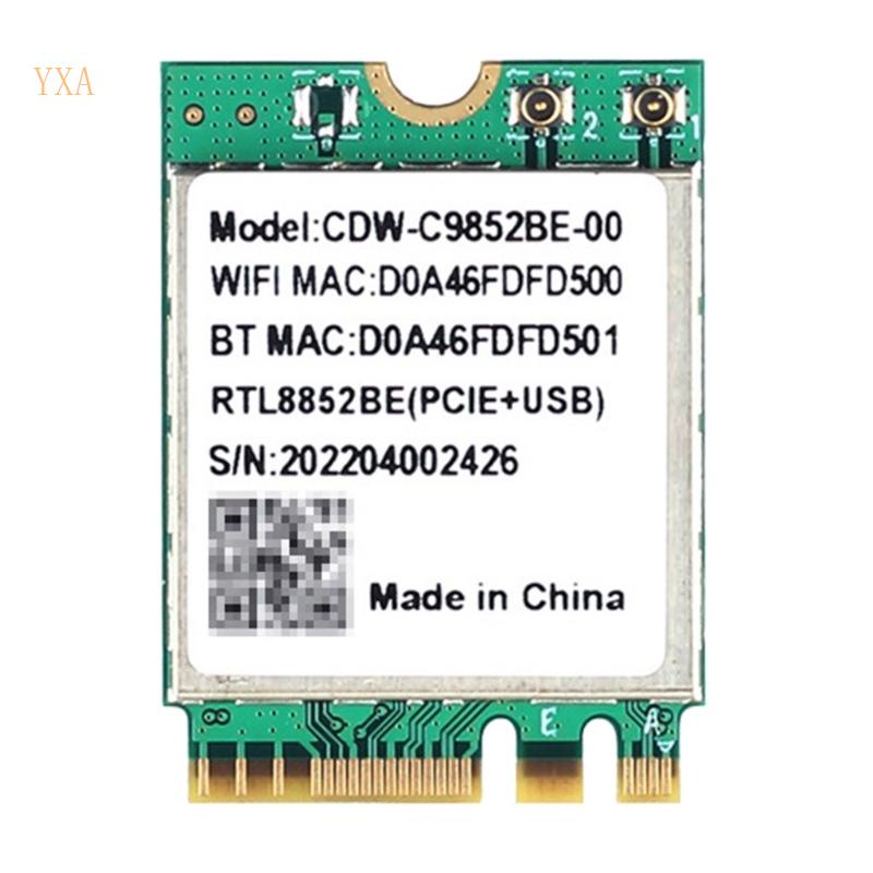 Card WiFi 6 Thẻ RTL8852BE 802 11ac M 2 NGFF 5 0 Và Phụ Kiện