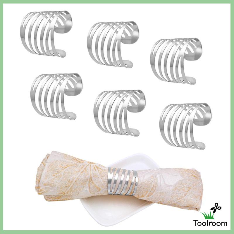 Bộ 6 Vòng Giữ Khăn Ăn Cho Lễ Tạ Ơn Sinh Nhật