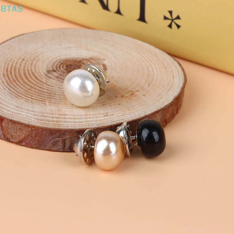 Set 6 Ghim Cài Áo Đính Ngọc Trai Nhân Tạo Thời Trang