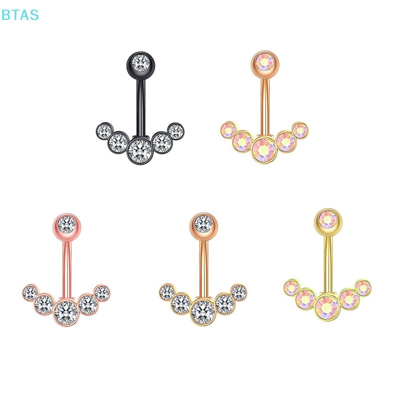 1 Khuyên Rốn Đính Đá Zircon Trang Sức Cho Nữ