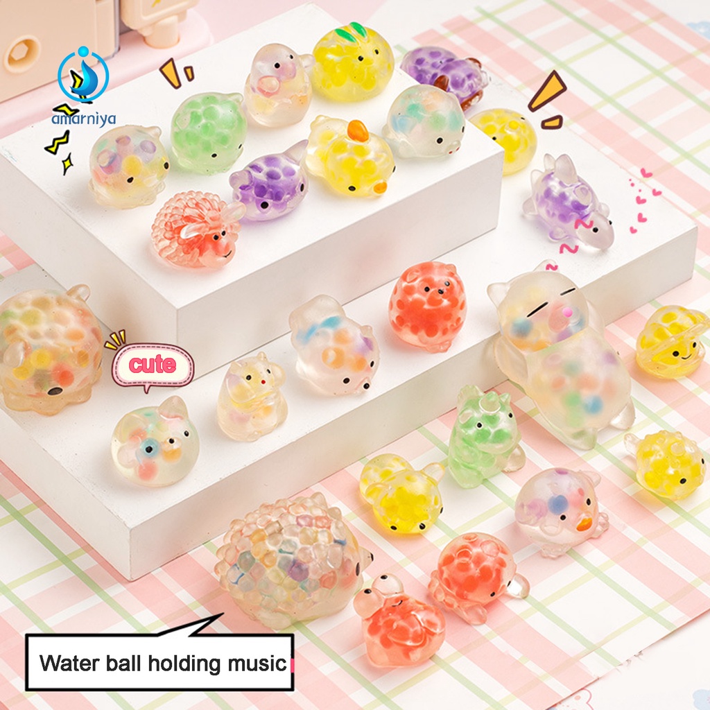 (Shop Amart) Set 10 Đồ Chơi Bóp Hình Động Vật Đáng Yêu Mềm