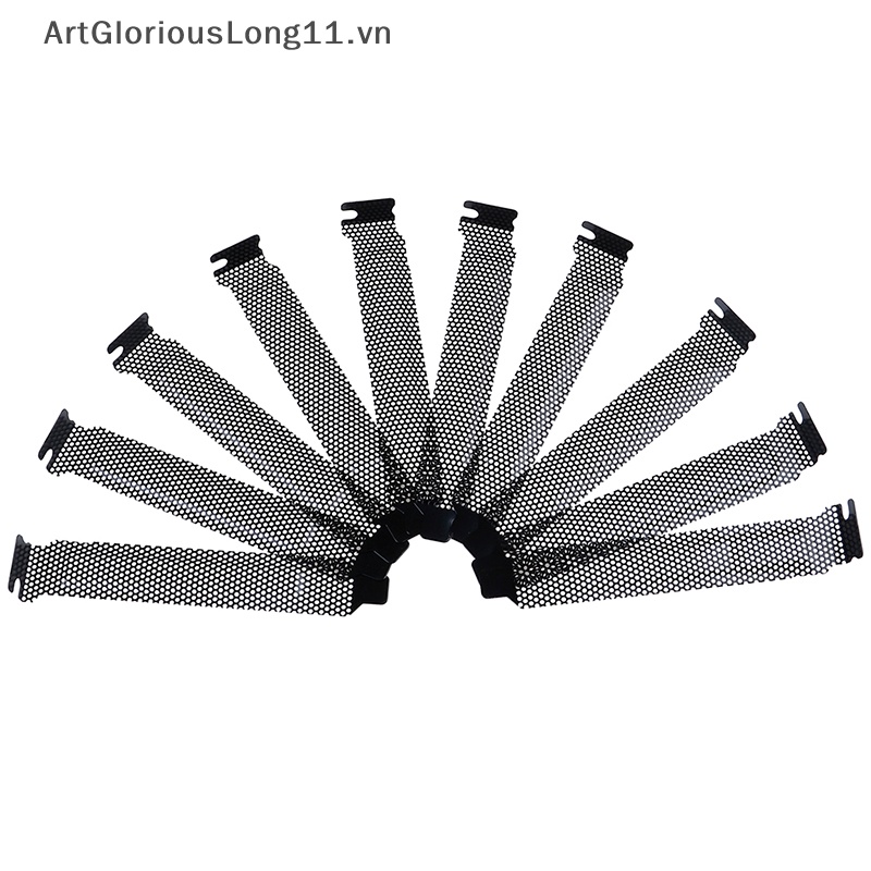 Set 10 Tấm Lọc Bụi Bẩn Màu Đen Bằng Thép Cứng Dành Cho Máy Giặt Artgloriousloong