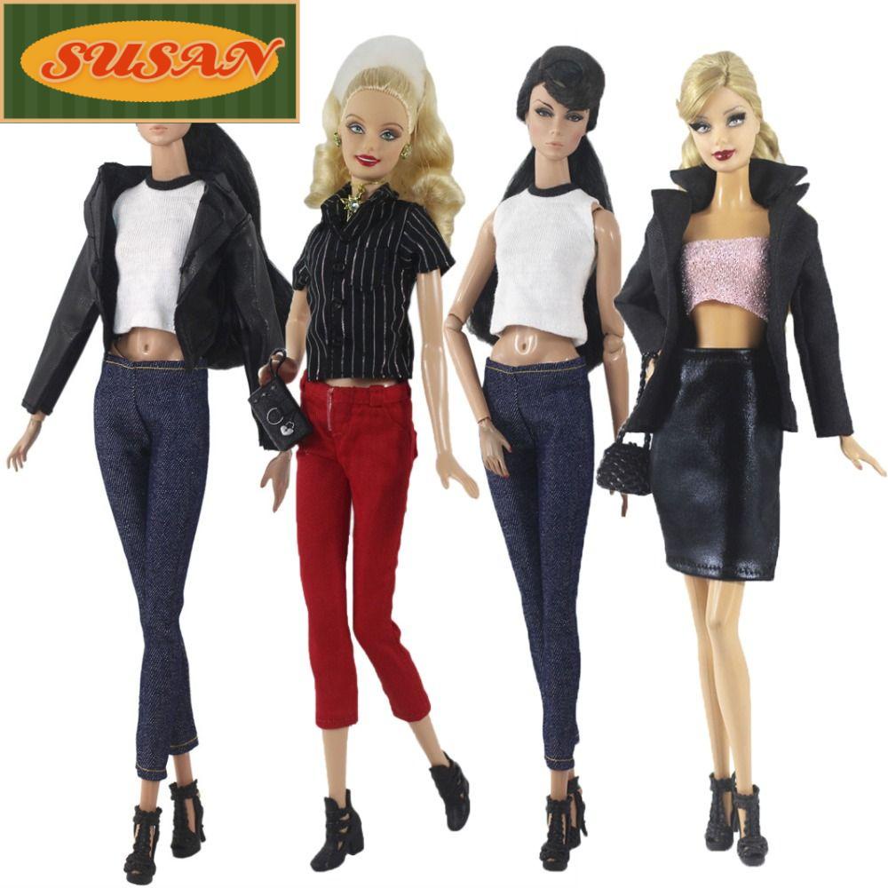 SUSANS Đầm Búp Bê 30cm Chất Liệu Da PU Cotton Tỉ Lệ 1 / 6