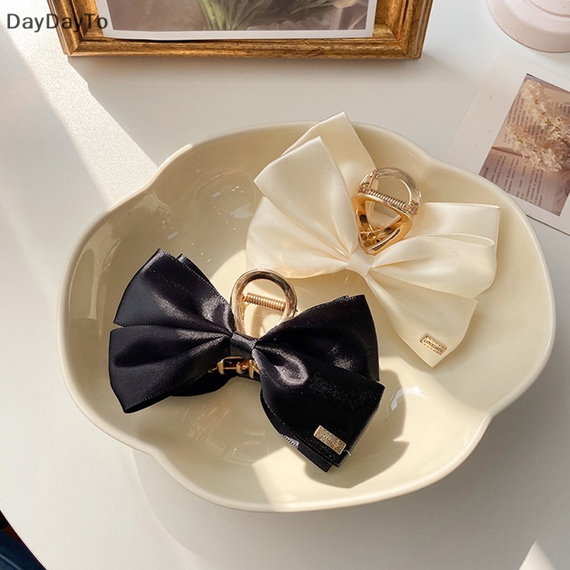 Kẹp Tóc Nơ To Hai Mặt Thời Trang Hàn Quốc