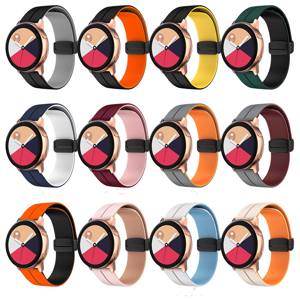 Dây Đeo Nam Châm 20mm 22mm Cho Garmin Move Trend Forerunner158 645 Venu Smart Watch4 Gt3 Se Gt 3 Pro