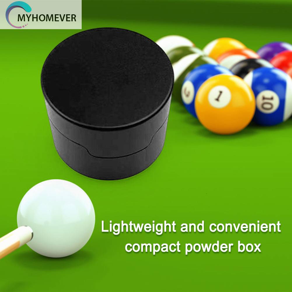 Hộp Phấn Đánh Bida Mini Bằng Nhôm Gọn Nhẹ