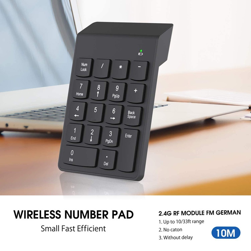 Bàn Phím Số Không Dây 2.4GHz 18 Phím