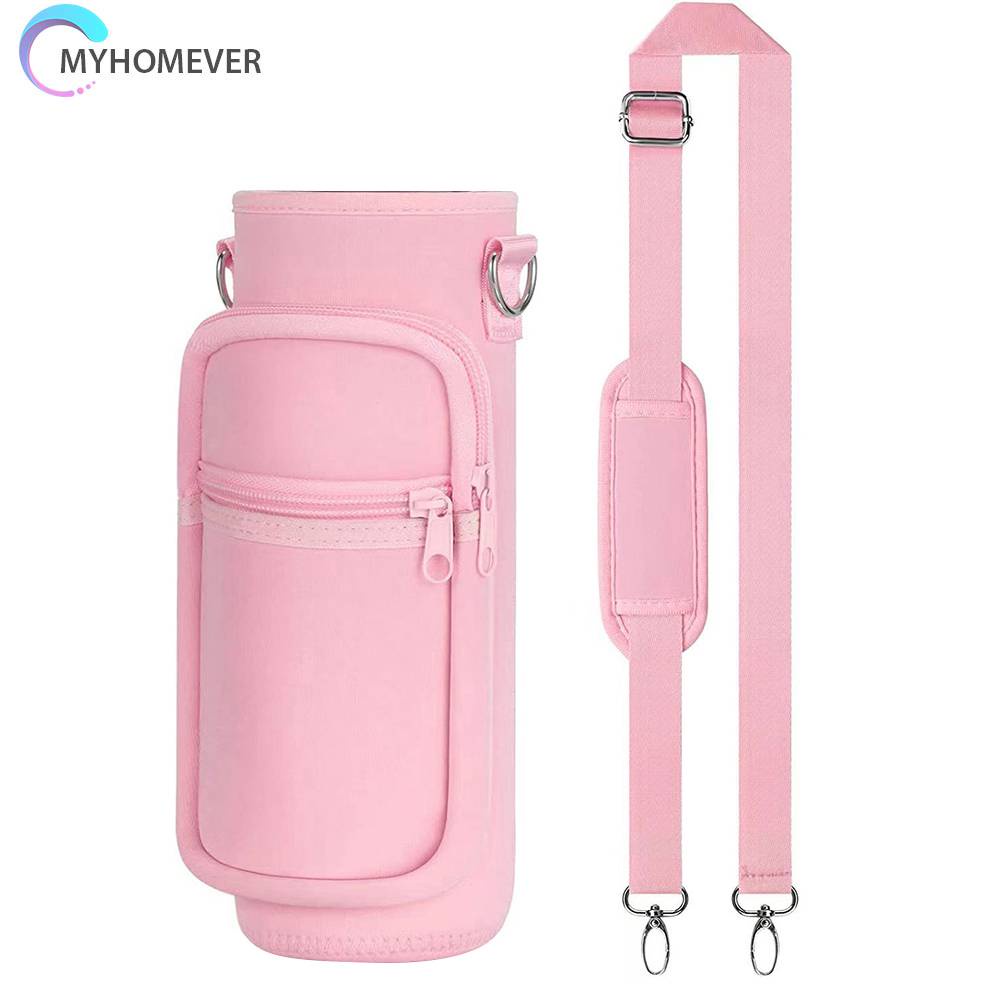 Túi Đựng Bình Nước 1000ML Bằng Cao Su Tổng Hợp Có Dây Đeo Vai Điều Chỉnh Đ