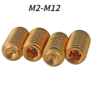 Vít đầu lục giác m2m2.5m3m4m5m6m8 bằng đồng thau chuyên dụng