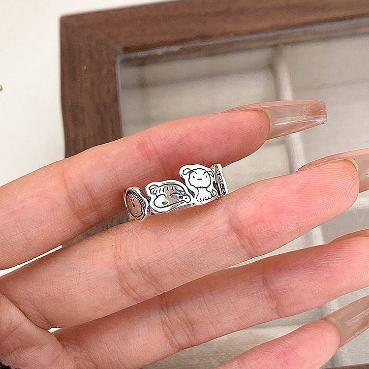 Nhẫn Đeo Tay Họa Tiết Hoạt Hình Nhật Bản Dễ Thương