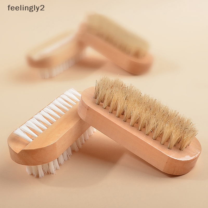 Bàn Chải Chà Rửa Móng Tay Hai Mặt Tự Nhiên