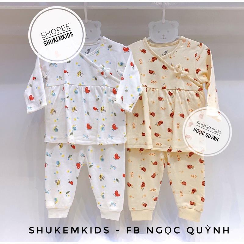 Lullaby - Bộ dài tay, quần lẻ hoạ tiết thu đông bé gái