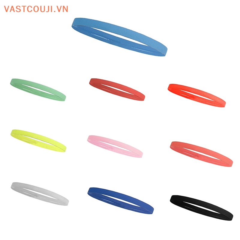Băng Đô Thể Thao Unisex Bằng Silicon Chống Trượt Co Giãn Chống Mồ Hôi