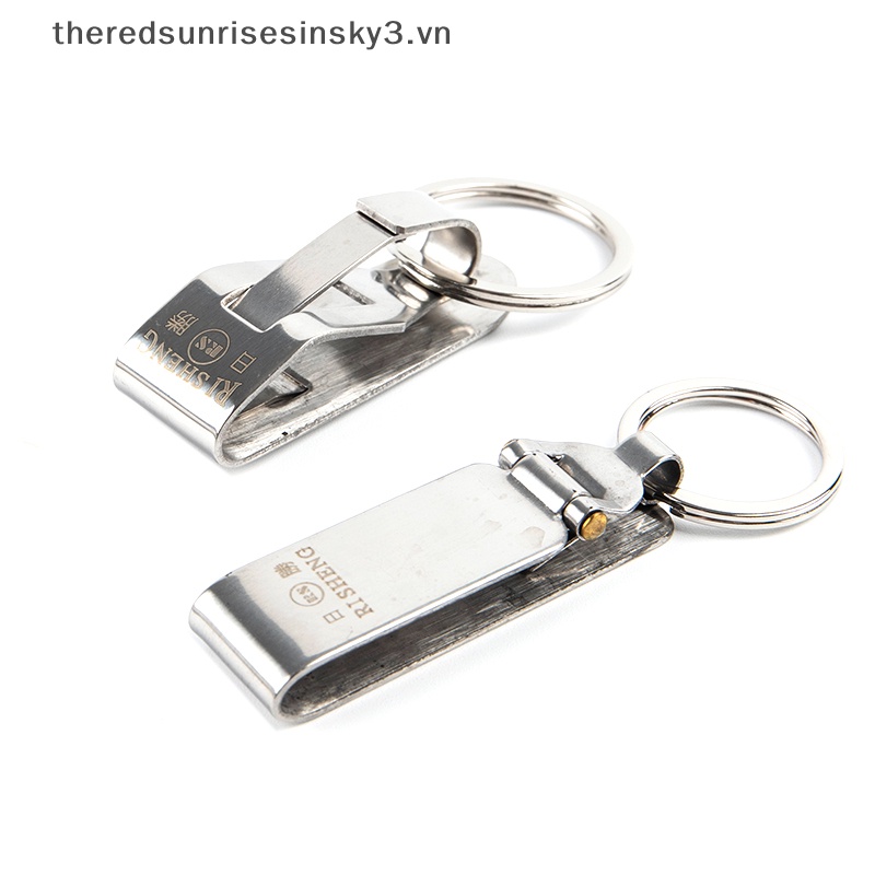 Móc Khóa Bằng Thép Không Gỉ Thời Trang Có Thể Tháo Rời