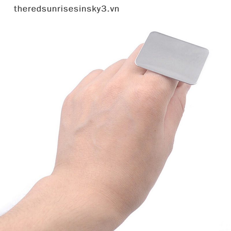 Nhẫn Bằng Thép Không Gỉ Có Thể Điều Chỉnh Kích Thước Dùng Trộn Màu Trang Điểm / Làm Móng Nghệ