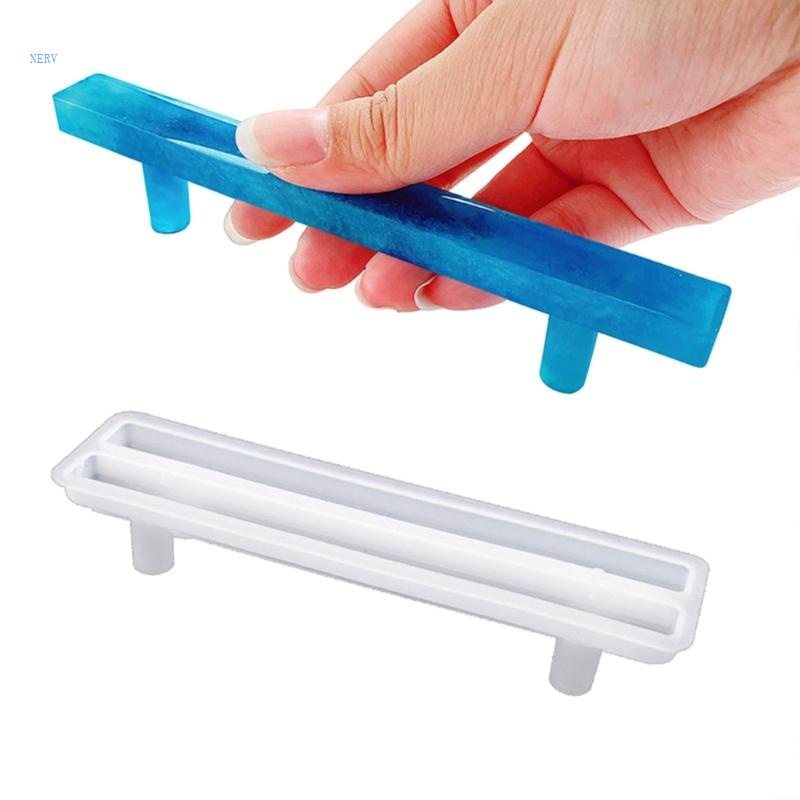 Khuôn Làm Trang Sức / Xà Phòng Có Tay Cầm Bằng Nhựa Resin Độc Đáo DIY