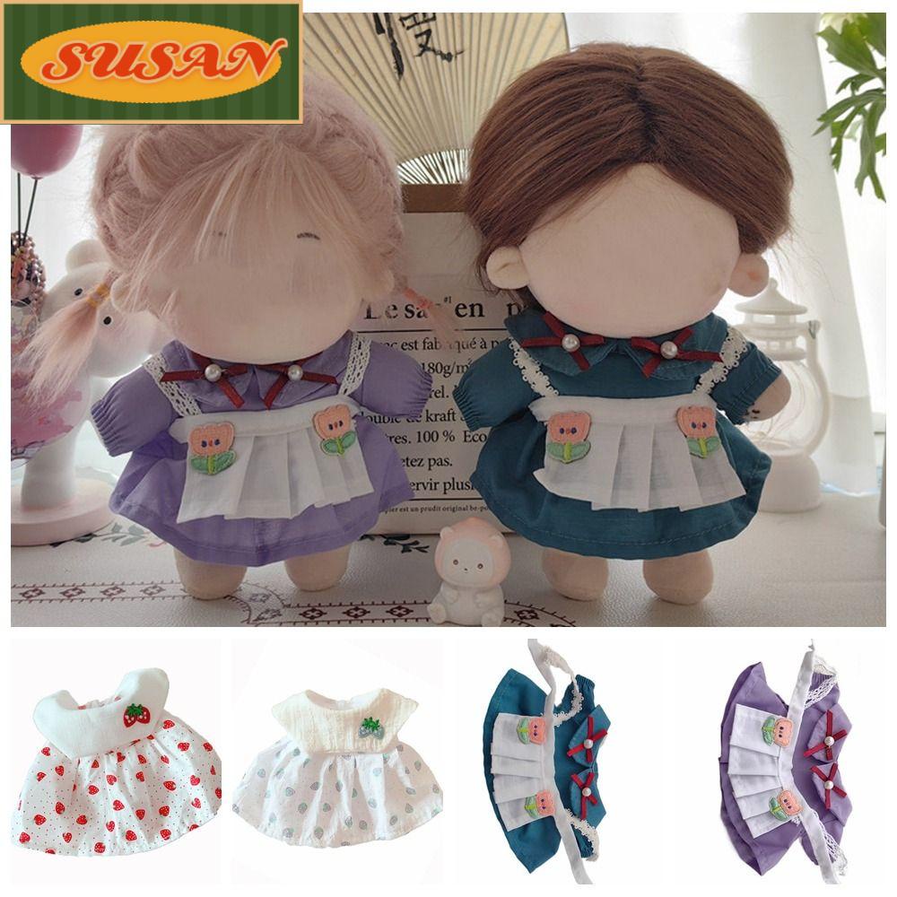 SUSANS Váy Dâu Tây Hóa Trang Cho Búp Bê 20CM