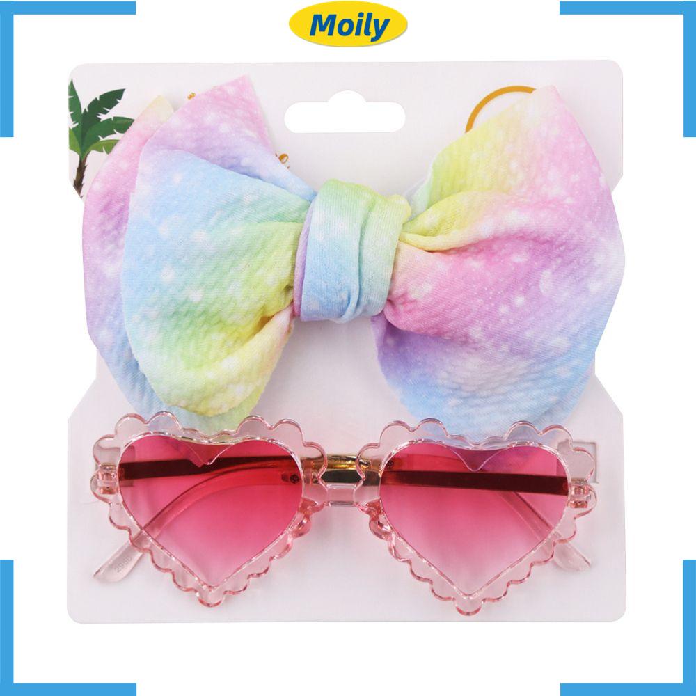 MOILYVN Băng Đô Cài Tóc Hình Trái Tim Cho Bé Gái