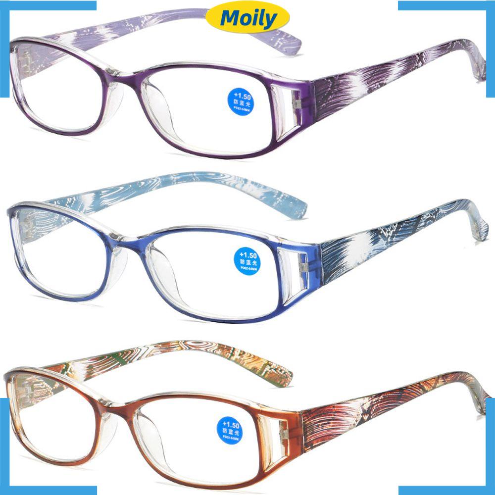 MOILYVN Kính Đọc Sách Gọng Siêu Nhẹ Phong Cách Vintage Thanh Lịch