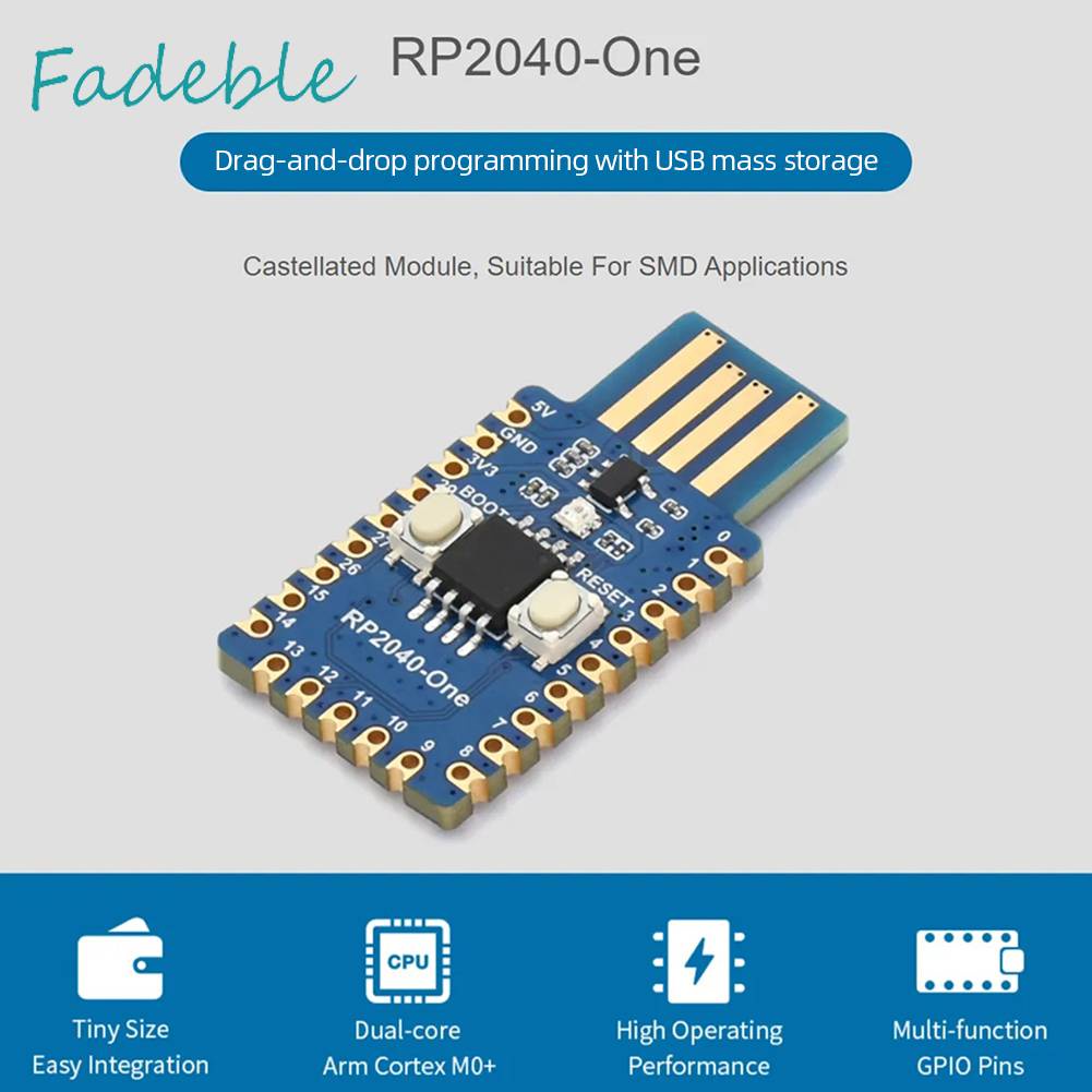 Bảng MạCh PháT TriểN RP2040 4MB Flash 29 X GPIO Pins
