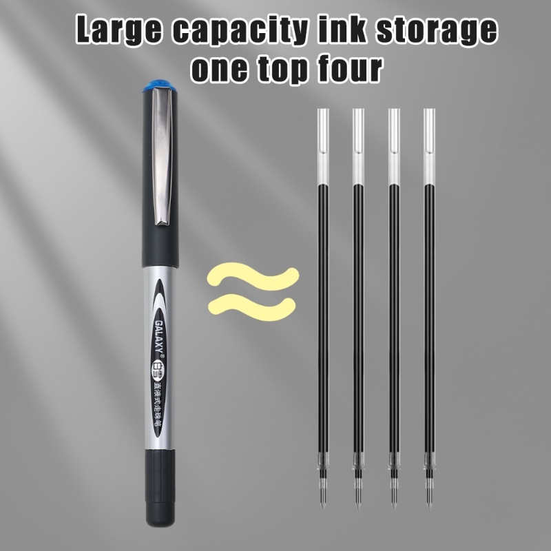 Bút Bi Lăn Nhanh Khô 0.5mm / 3 Màu Sắc Tùy Chọn Tiện Dụng Cho Học Sinh / Văn Phòng