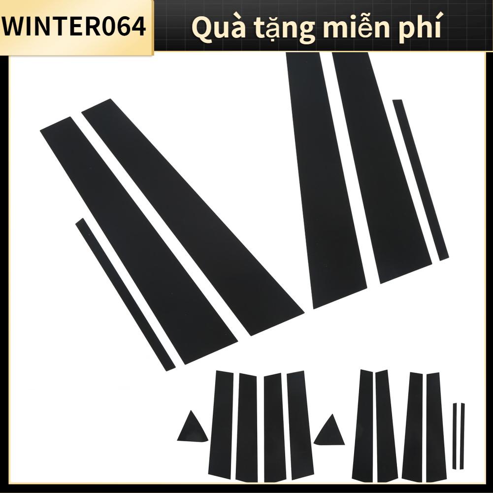 Winter064 6 Trụ Cột Bài Decal Viền Đen Bóng Cửa Phụ Sổ Bao Thay Thế Cho Dodge Charger