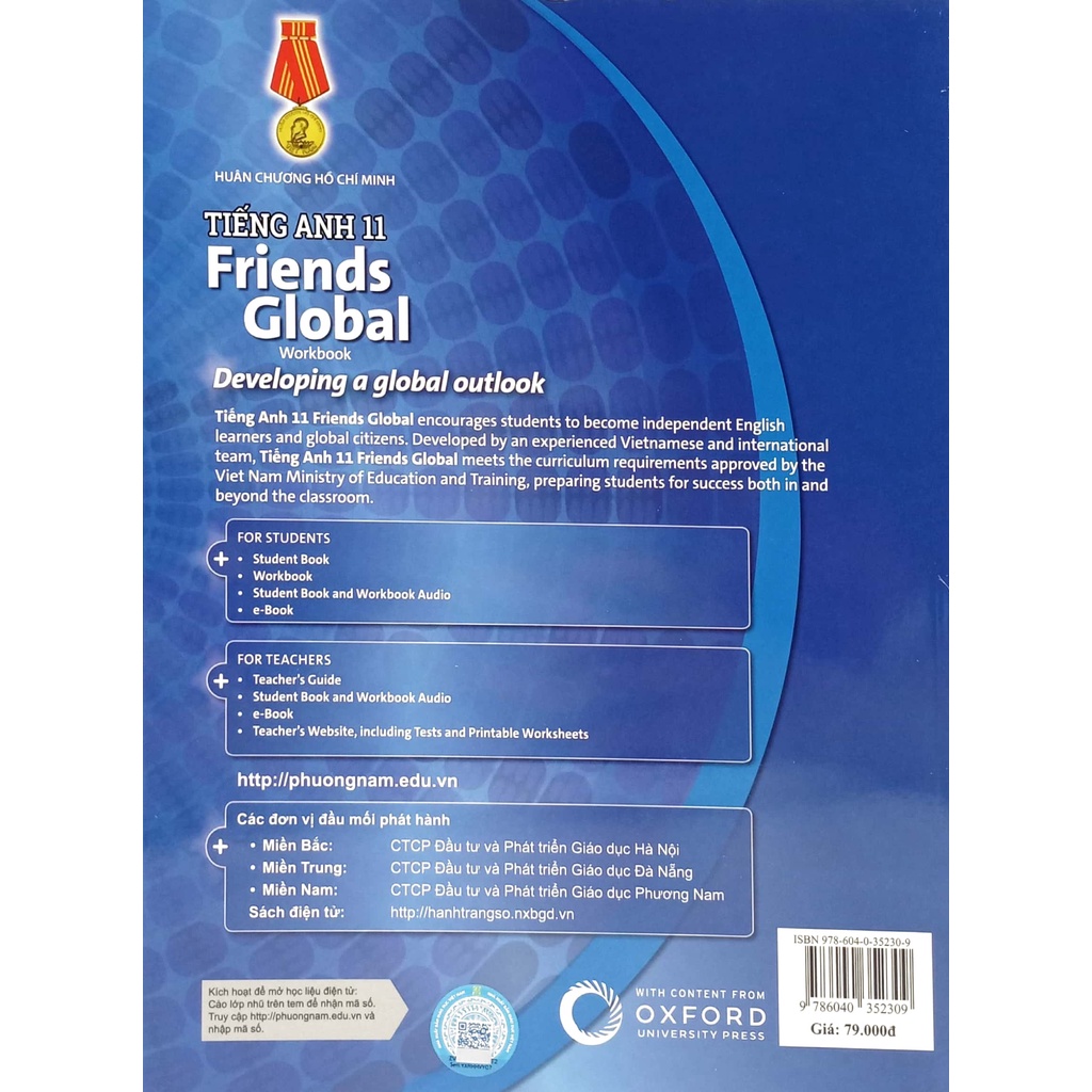 Sách Tiếng Anh 11 Friends Global - Workbook