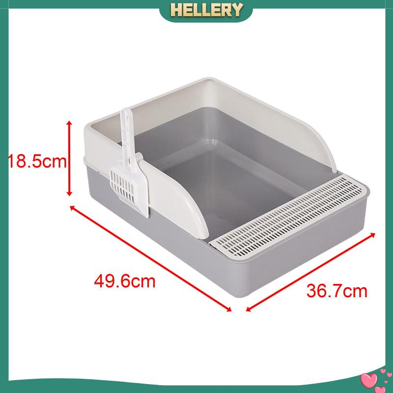 Hộp Cát Vệ Sinh Chống Văng Nước Cho Mèo Trong Nhà