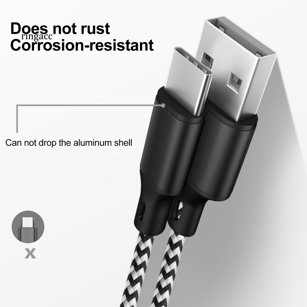 Dây Cáp Sạc Nhanh RGA 100cm Type-C Cho Huawei Xiaomi