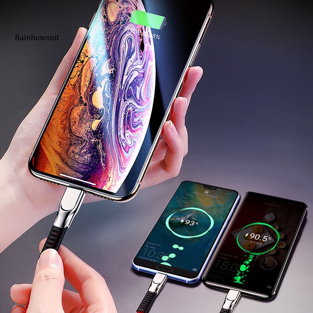 Dây Cáp Dữ Liệu Micro USB Type-C 8-pin 3 Trong 1 Chống Oxy Hóa Cho iPhone