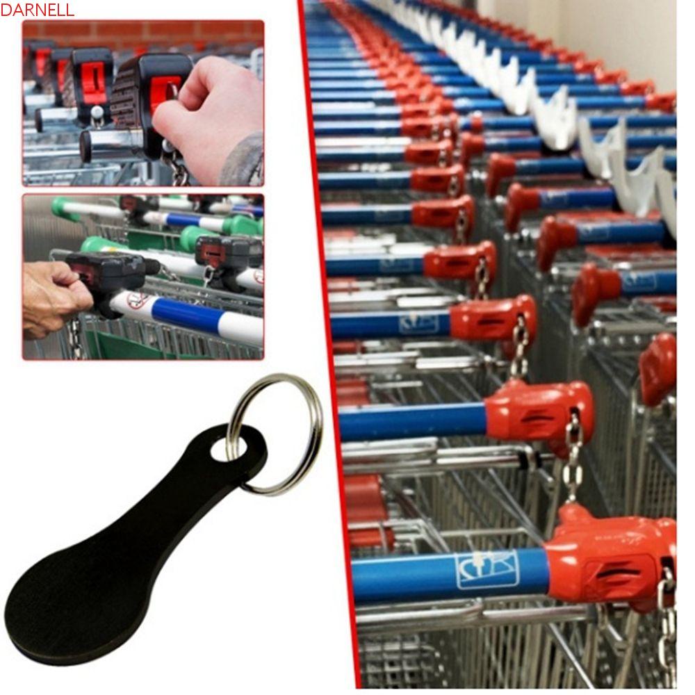 DARNELL Móc Khóa Xe Đẩy Mua Sắm Đa Năng Bằng Hợp Kim Nhôm