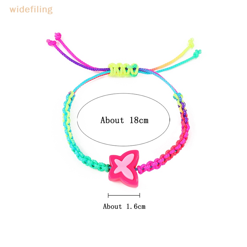 Vòng Tay Handmade Mặt Hình Bướm Bằng Acrylic Dễ Thương Có Thể Điều Chỉnh Cho Nữ